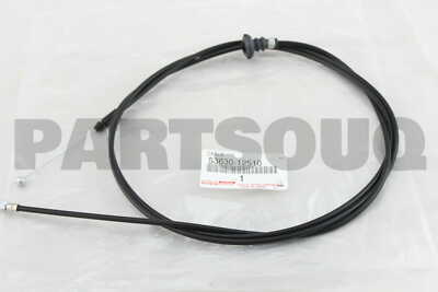 5363012510 Genuine Toyota CABLE ASSY, HOOD LOCK CONTROL 53630 