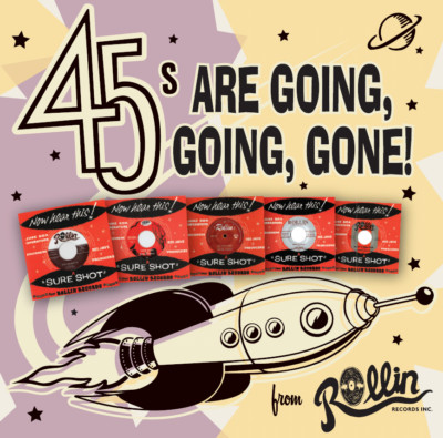 NEW OUT! 45s ARE GOING, GOING GONE. LATEST & BEST COMPILATION . HEAR ALL.