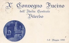 0222) VITERBO X CONVEGNO FUCINO ITALY CENTRAL FUCI