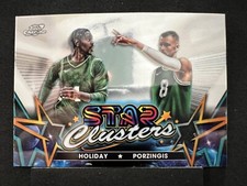 2023-24 Topps Cosmic Chrome Star Clusters #SC2 Jrue Holiday Kristaps Porzingis