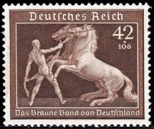 Reich allemand 699 ** Das Braune Band von Deutschland 1939, timbre neuf - Photo 1 sur 1
