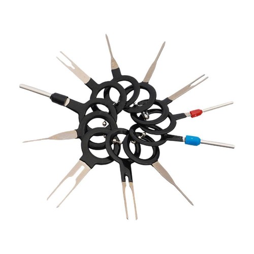 11pcs Automotive Wire Terminal Removal Tool Car Wiring USH Connector Kit N1Z2 - Picture 5 of 13
