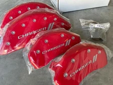 MGP Caliper Covers 12162SCH1RD Red Brake Covers Fits 2011-2023 Dodge Charger