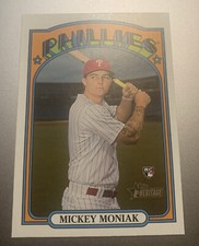 2021 Topps Heritage High Number Baseball Base Rookie #653 Mickey Moniak RC