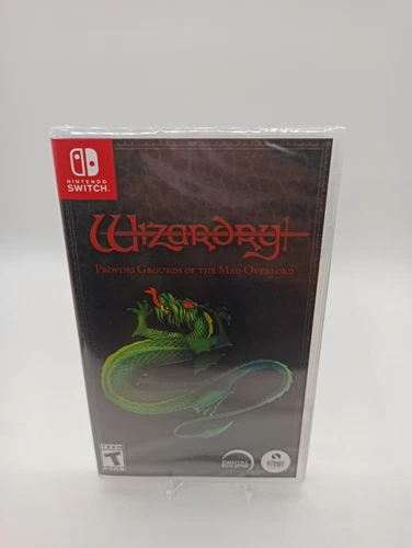 WIZARDRY Proving Grounds of the Mad Overlord Switch Limited Run New Sealed