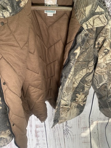 Walls 10X Mens VTG Realtree Hardwood Camo Thick Zip Jacket Sz 2XL Quilt Lined - Picture 12 of 12