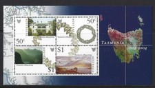 AUSTRALIA 2004 TASMANIA MINISHEET UNMOUNTED MINT, MNH