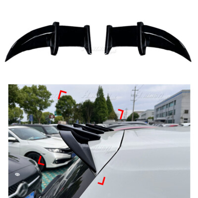 For 2014-2021 Golf 7 MK7 7.5 Gloss Blk AK-Style Rear Trunk Roof Spoiler Wing Kit