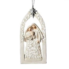 Holy Family Ornament Papercut Style