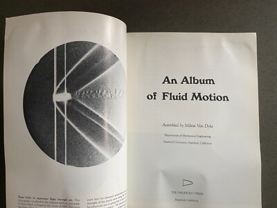 An Album of Fluid Motion Van Dyke 洋書 Van Dyke, Milton: An Album of Fluid Motion – The Iliad Bookshop