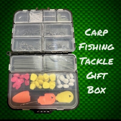 carp tackle boxes sale Fully Loaded Fishing Box. Gift Box for Carp Angler V2  FiSH i TACKLE Tray Tackle Box with Tackle is an easily affordable starter set for the beginning angler Fishing Bait Fishing Rigs Coarse