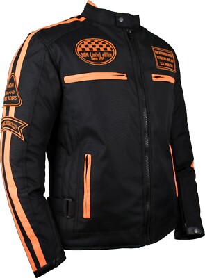 Protektoren Motorrad Textiljacke Orange Motorrad Textil Jacke Mit