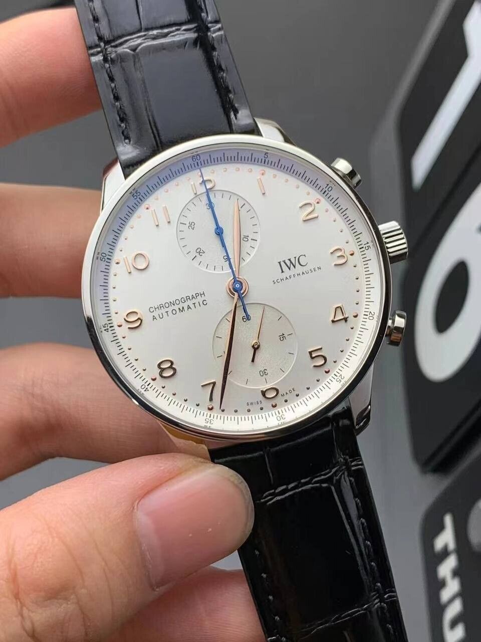 IWC SCHAFFHAUSEN Portuguese Chronograph Automatic men's watch 41mm