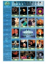Palau 1999 - New Millennium - Sheet of 17 Stamps - Scott #539 - MNH