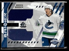 2021-22 SP Game Used 2021 NHL Western Conference Banner Year Jersey Relics Brock