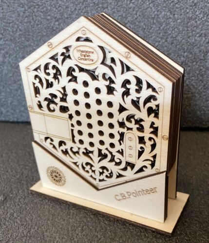 Six Mixed System Concertina Coasters in a Stand - Picture 3 of 5