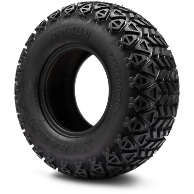 Arisun 22x11-10 DOT All-Terrain Tire for Golf Carts & ATV's 6 Ply Rating