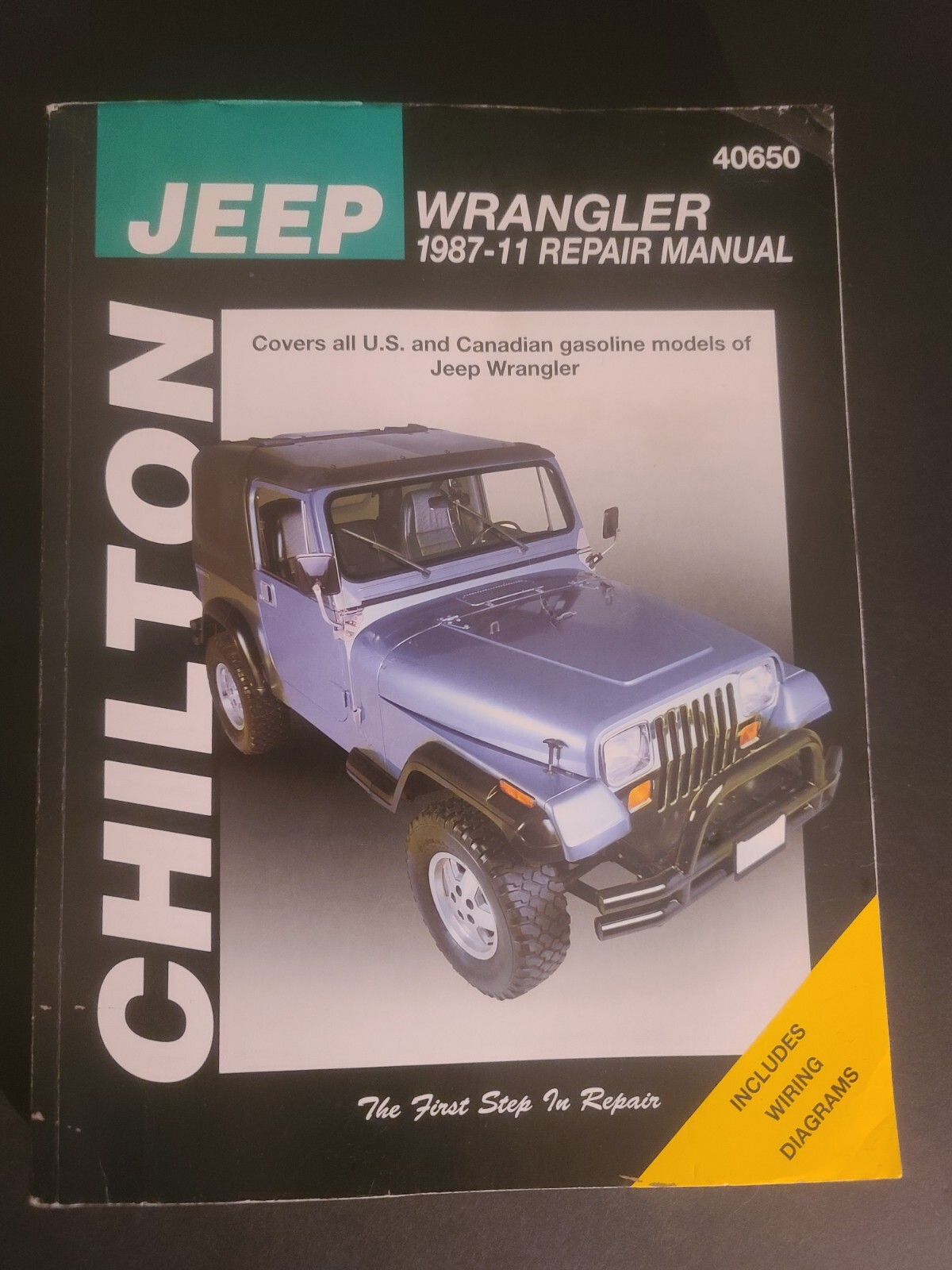 Chilton Jeep Wrangler 19872017 Repair Manual 40650 eBay