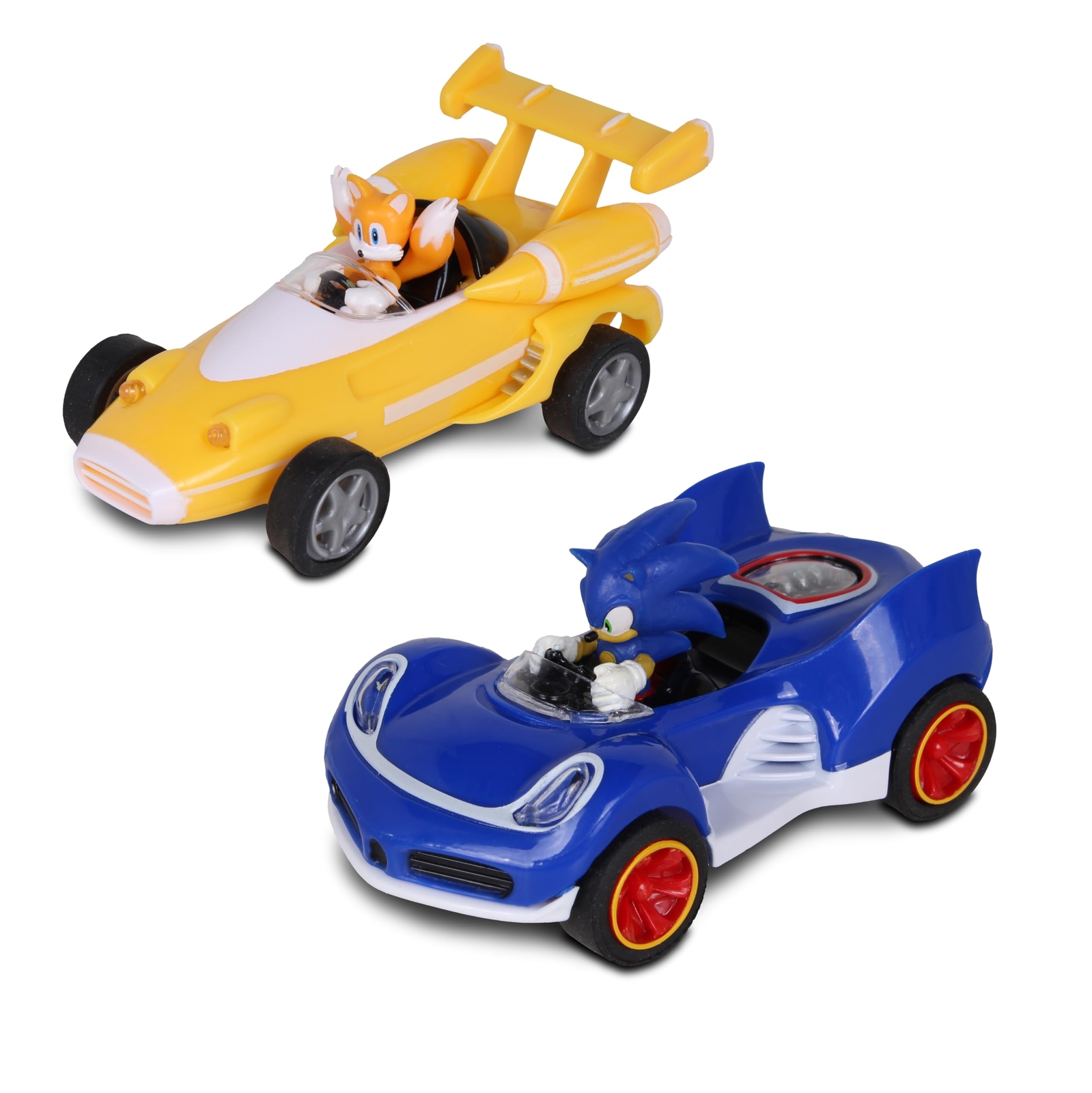 Sonic Transformed All-Stars Racing 2 Pack Pull Back Action: Tails and Sonic H...