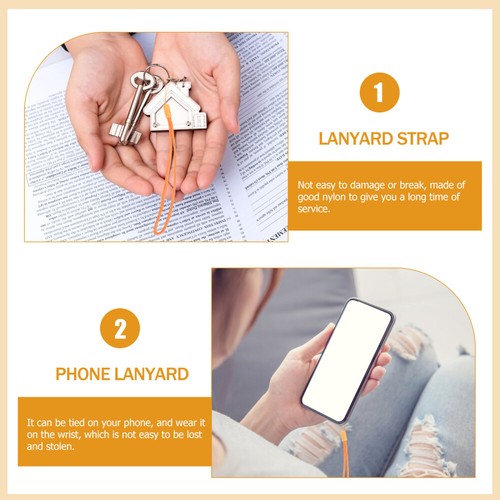 10 Pcs Smartphone Lanyard Strap Id Name Tag Badge Cell Phone Wrist Strap - 第 12/12 張圖片
