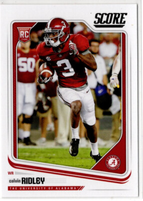 2018 Panini Score Football Calvin Ridley No. 380 Alabama Crimson Tide