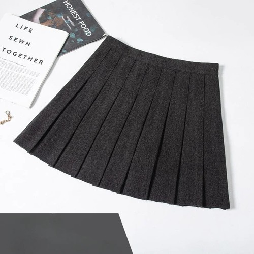 Pleated Skirt Winter Clothes Woman Fashion Uniform Girls Mini Skirt - Picture 18 of 19