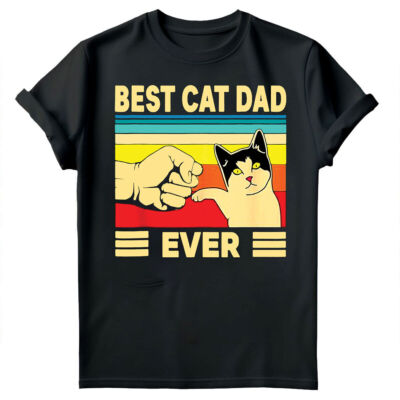 Beste Katze Papa aller Zeiten Vatertag Geschenk für Papa Herren Geschenk Geburtstag T-Shirts #FD