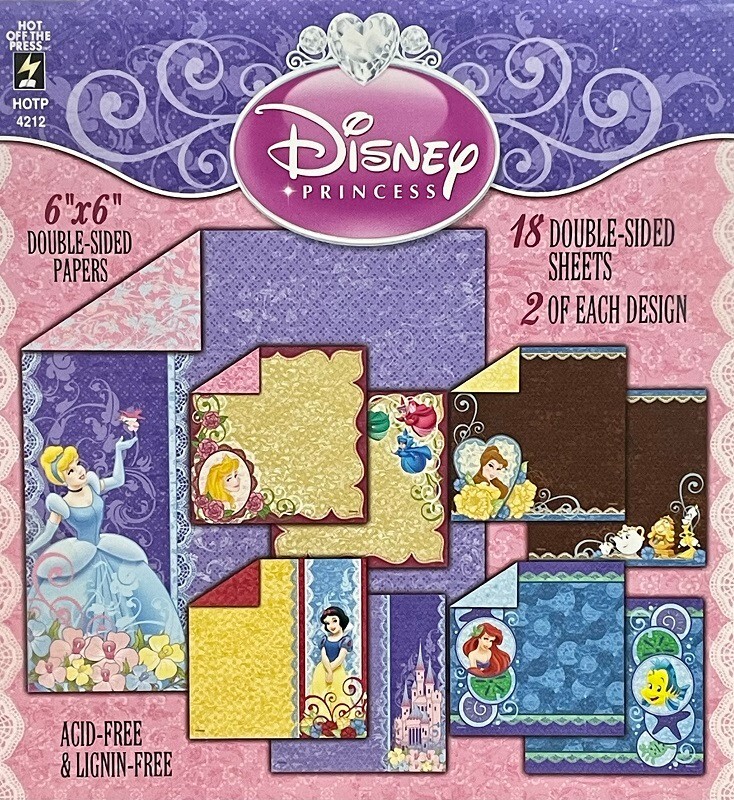 Scrapbooking Paper With Disney Themes Handmade Paper Die Cut DISNEY