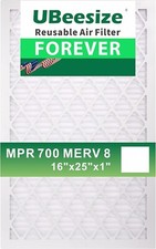 Ubeesize 16x25x1 MERV 8 Pleated Air Filter, R...