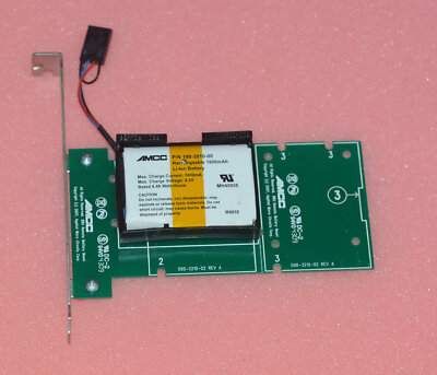 500-3210-02 AMCC Battery Pack Holder Card W/Battery 190-3010-00 & Long Bracket