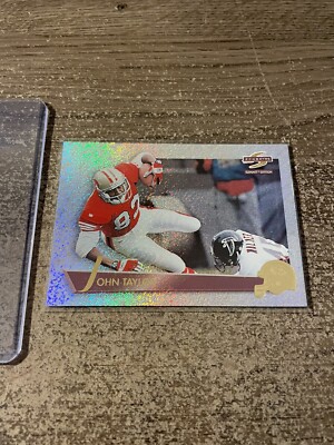 1995 Summit Ground Zero San Francisco 49ers Football Card #107 John Taylor