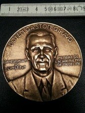 BIG MEDAILLE BRONZE DE GASTON GIRAVD DE  L'ACADÉMIE DE MÉDECINEN p5