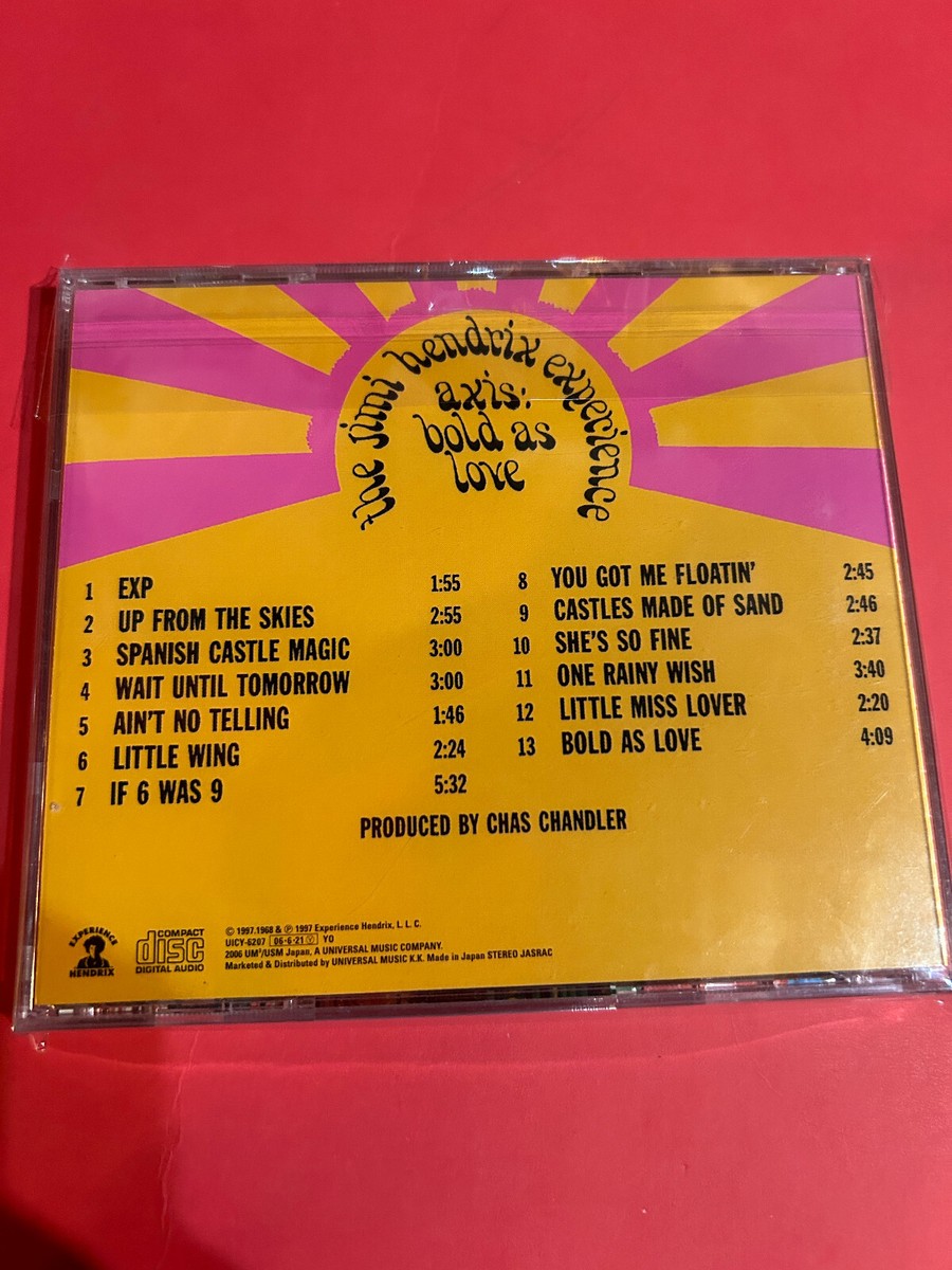 Jimi Hendrix Experience - Axis: Bold As Love CD JAPAN EDITION