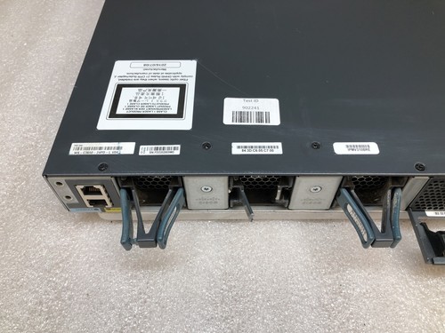 Cisco WS-3650-24PD-L V04 24-portowy przełącznik sieciowy 1Gbe PoE + Ethernet 4xSFP + - Zdjęcie 6 z 10