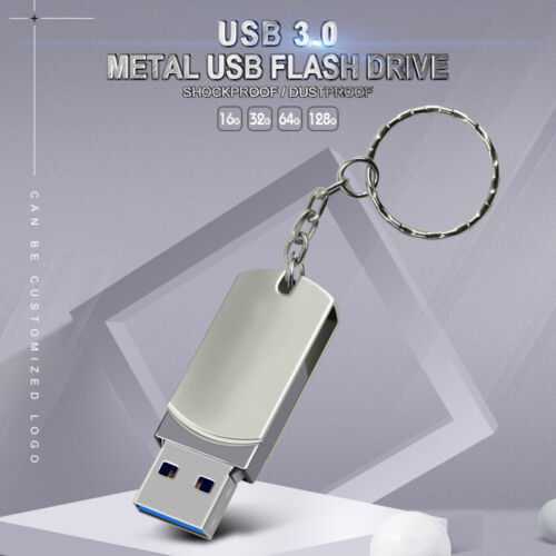 128GB 64GB 4GB Metal USB  Pen Flash Drive Memory Stick Thumb U Disk Pc Laptop - Afbeelding 1 van 10