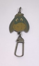 Disney Winnie The Pooh Eeyore Head Face Keychain Key Ring Charm With Clip P16 