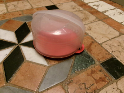 Mini Cloche à Fromage Tupperware Rouge - Lot N°1 - Occasion