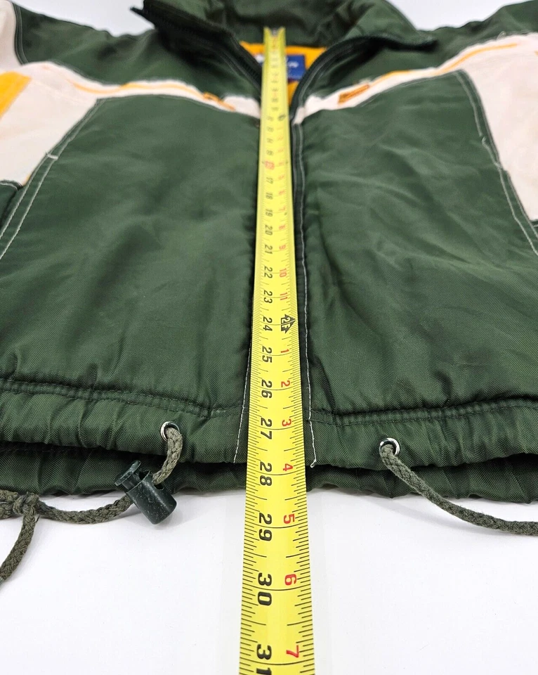 Vintage 90s Pro Player Green Bay Packers NFL Experience Puffer Jacket Size Small - Image 3 of 4