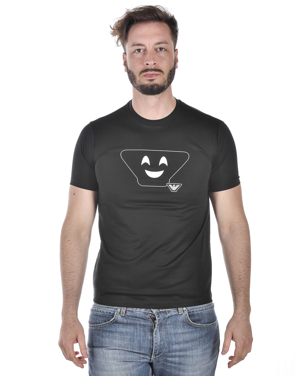 Emporio Armani Футболка Толстовка мужская черная 3Z1TP61JQSZ 999 Sz XL ДЕЛАЕТ ПРЕДЛОЖЕНИЕ