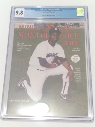 Ken Griffey Jr CGC 9.8 Minor League Monthly Price Guide June 1989 Pete Rose Jr. 