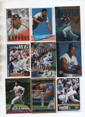 メジャーリーグ　カード　Raul Mongesi 9-raul mondesi los angeles dodgers card lot #2 nice mix | eBay