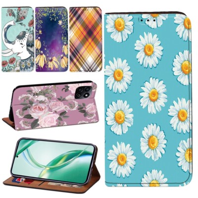 Brieftasche Lederhülle Ständer Cover für Honor 200/Play 60/X5b/X6b/X60/X7c/X9c Handy