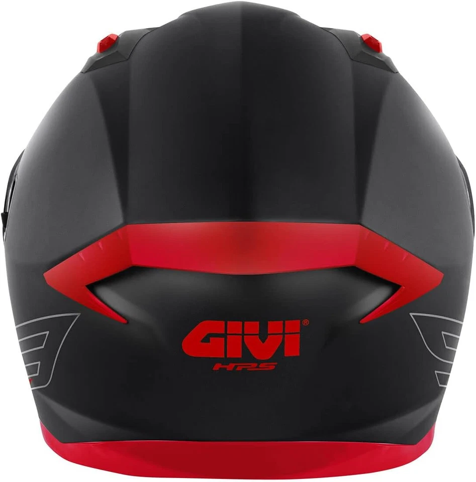 CASCO MOTO INTEGRAL GIVI 50.9 ATOMIC NEGRO MATE ROJO  22.06 T-XL - Imagen 4 de 4