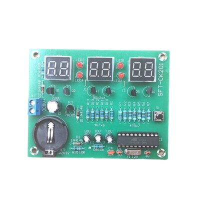 1PC DIY Kits AT89C2051 Electronic Clock Digital Tube LED Suite Electronic Module