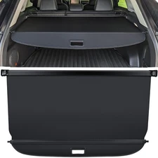 Trunk Cargo Cover for Toyota Rav4 2019-2025 Rear Retractable Luggage Shade Black