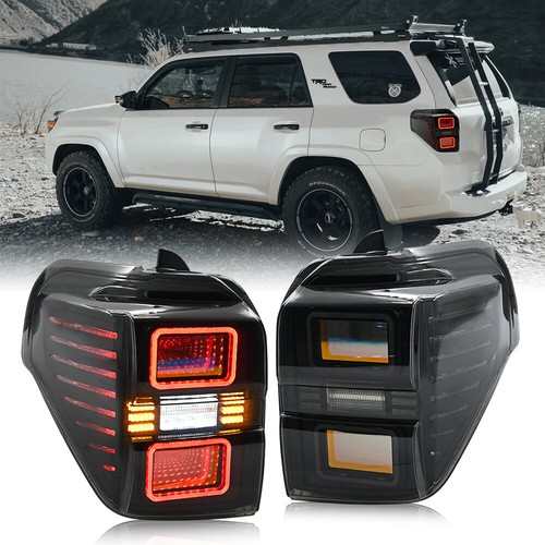 Full Smoke LED Sequential Tail Lights For Toyota 4Runner 2010-2022 Rear Lamps - Picture 21 of 21