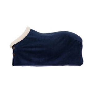 KENTUCKY Decke Abschwitzdecke Fellkragen navy 125cm *NEU*
