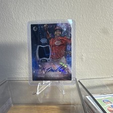 2016 Topps Bowman Inception Autograph Relics Keury Mella Reds #IAR-KME