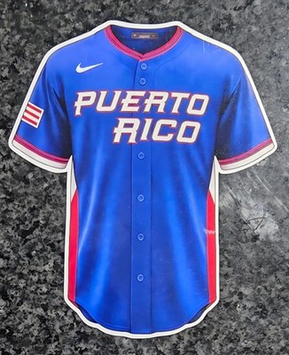 2026 WBC Puerto  Rico Baseball Away Jersey World Baseball Classic Decal Sticker