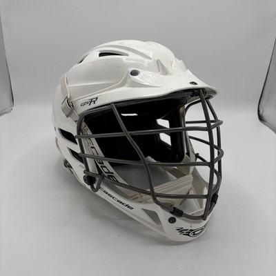 Cascade CPV-R Lacrosse Helmet White w/ Chin Strap Size M/L-R